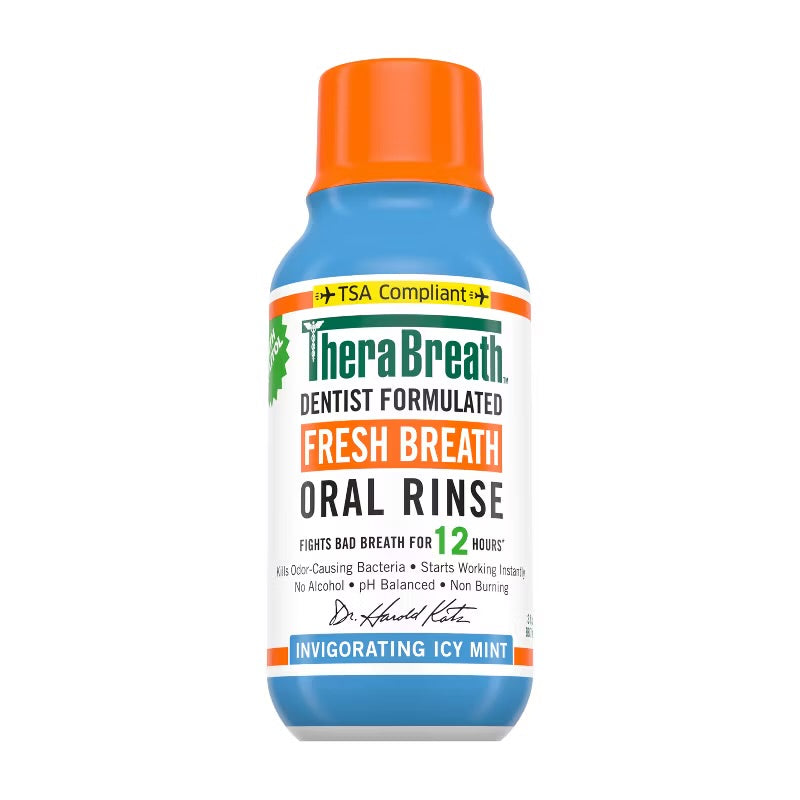 TheraBreath Fresh Breath Mouthwash - Icy Mint Mini