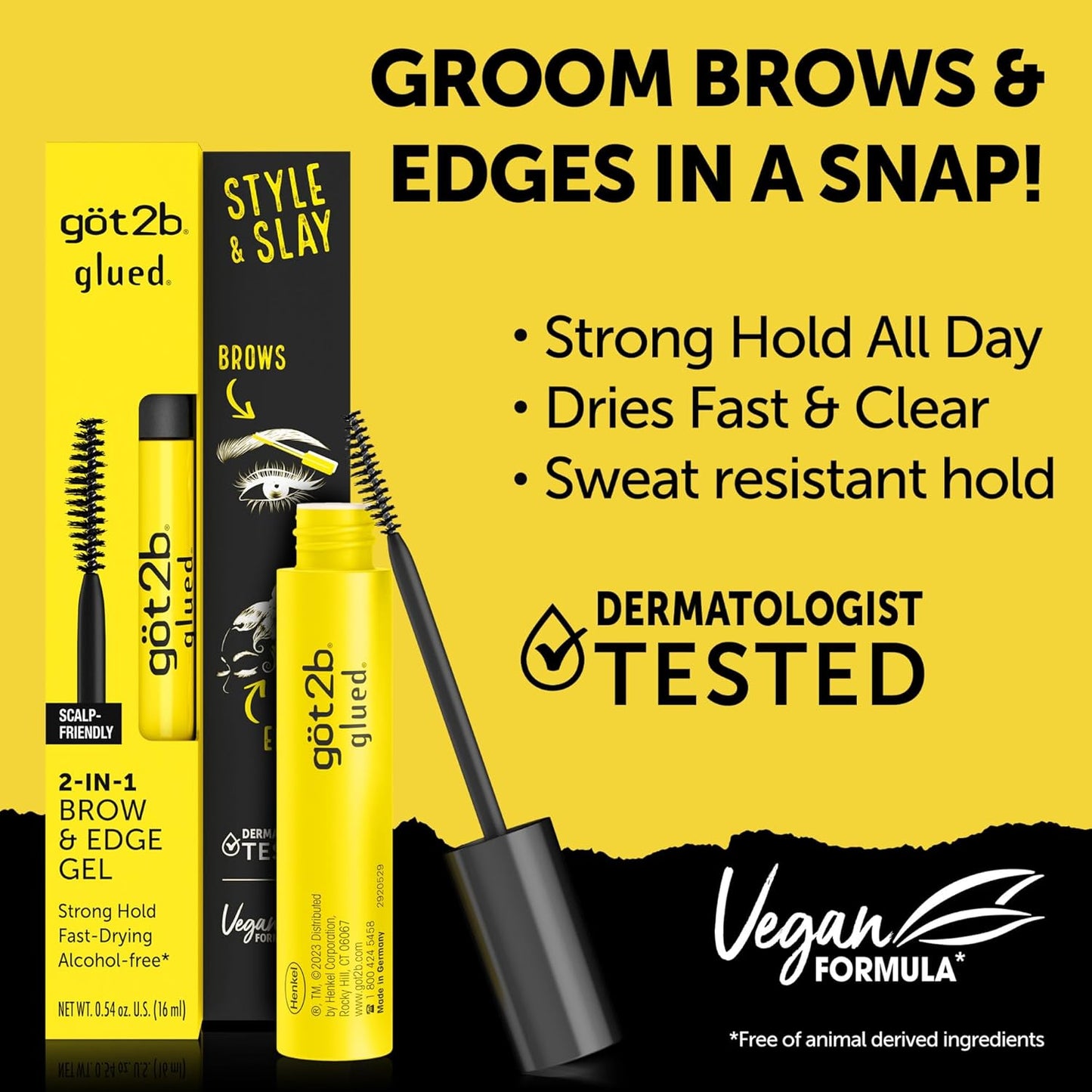 Got2B - Glued for Brows & Edges 2 in 1 Wand Gel