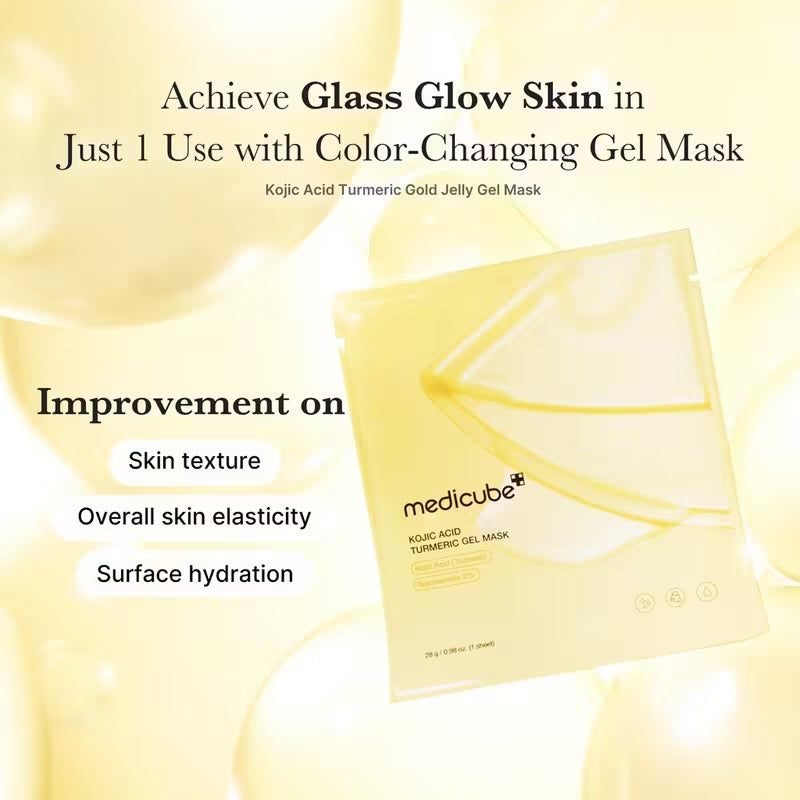 Medicube Kojic Acid Turmeric Gel Mask Set