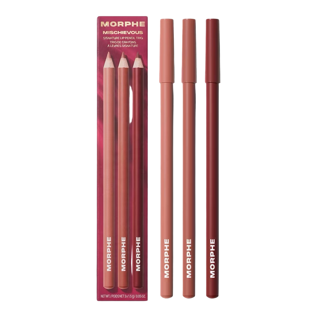 Morphe Mischievous Signature Lip Pencil Trio