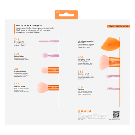 Real Teachniques Level Up Brush + Sponge Set Set