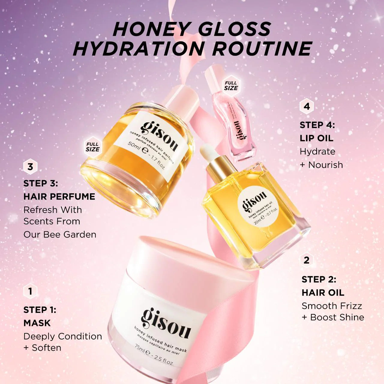 Gisou honey gloss hydration heroes