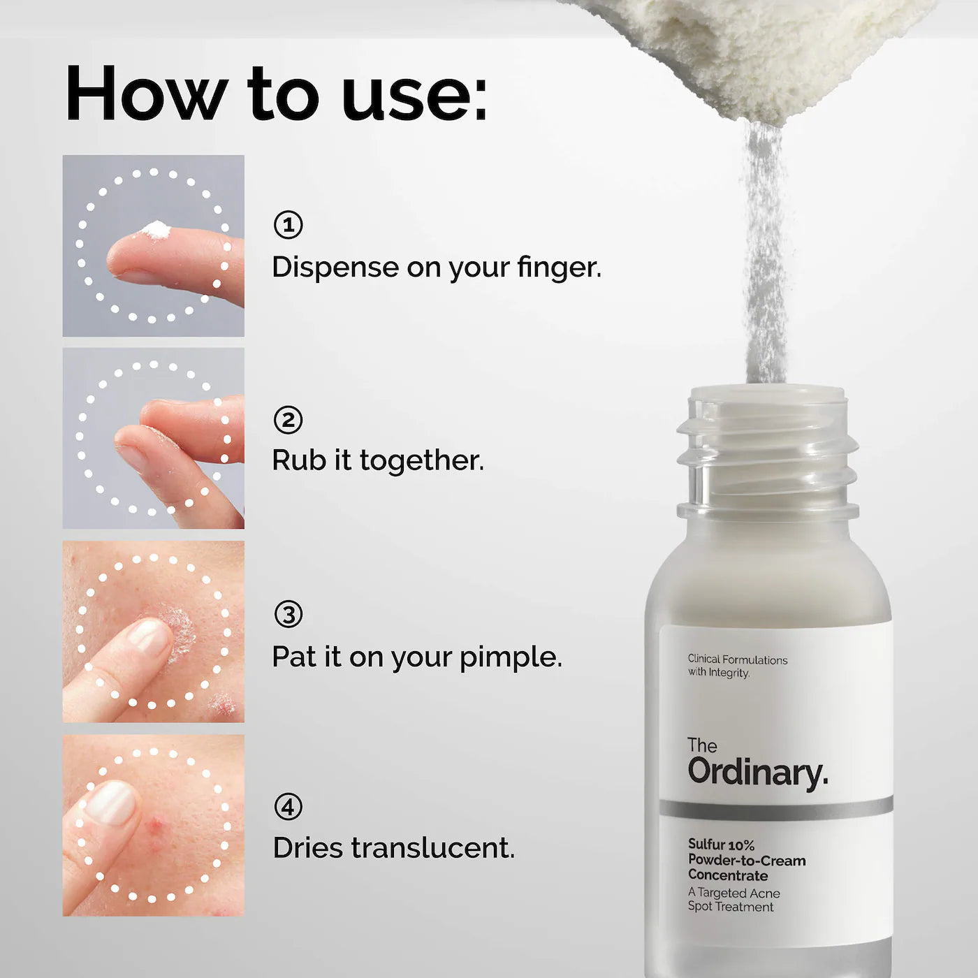 The Ordinary Sulfur 10% Powder-to-Cream