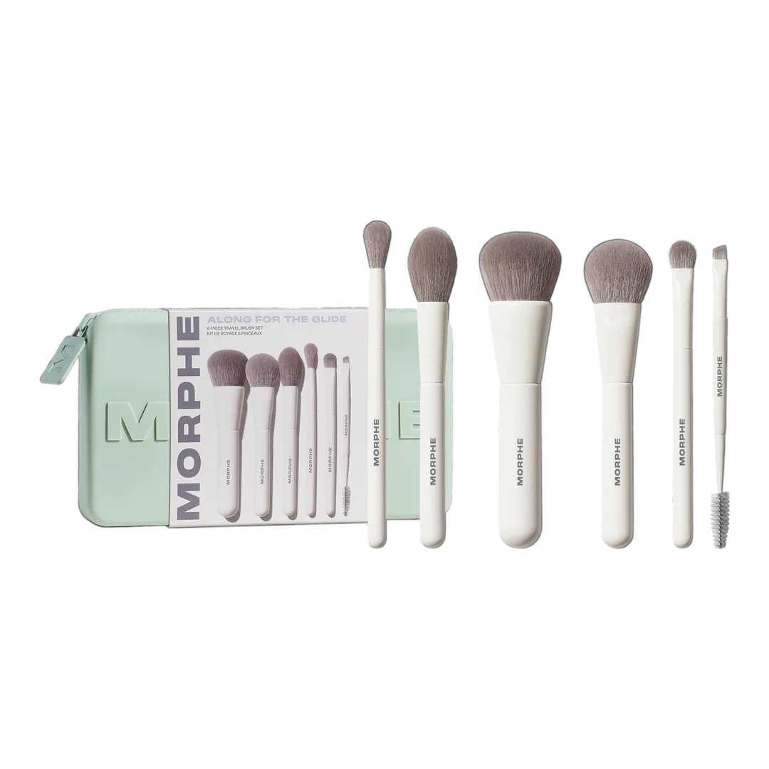 Morphe Along for the Glide 6-Piece Travel Brush Set