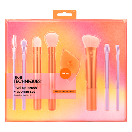 Real Teachniques Level Up Brush + Sponge Set Set