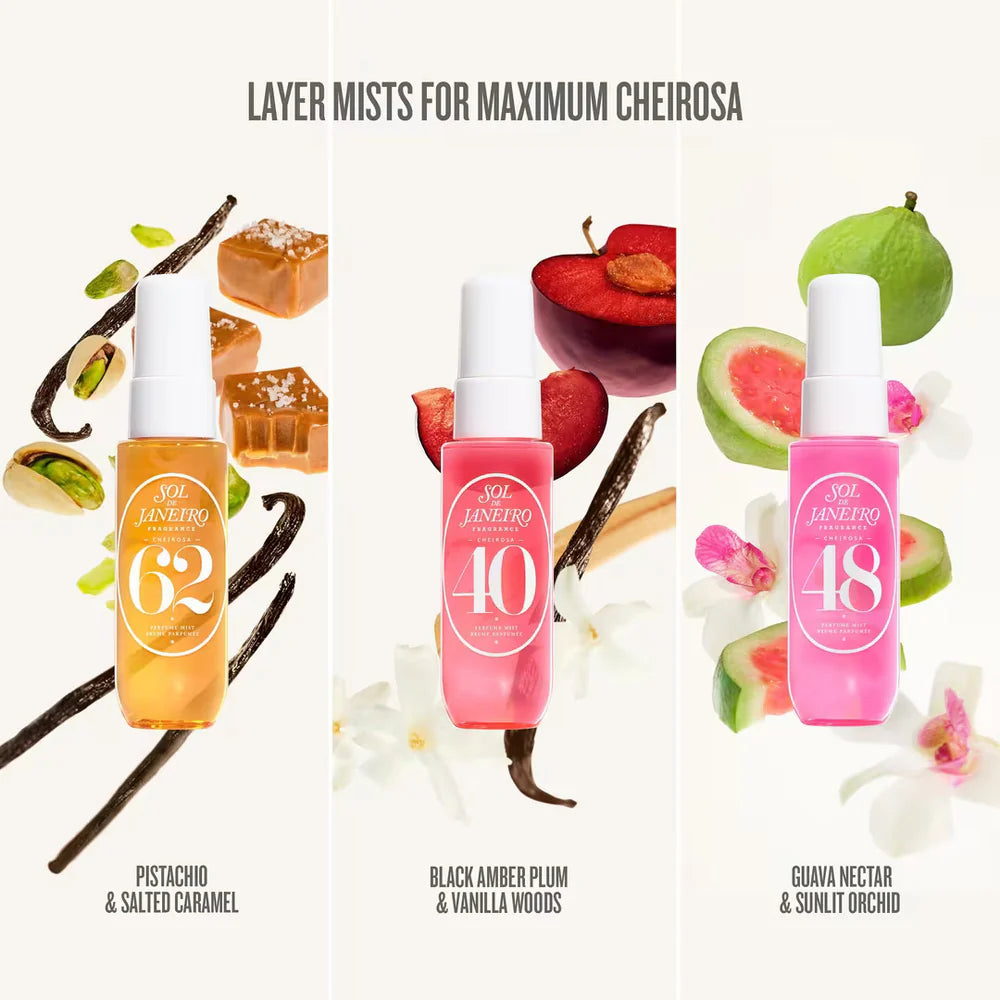 Sol De Janeiro Cheirosa & Cheer Perfume Mist Trio Sampler