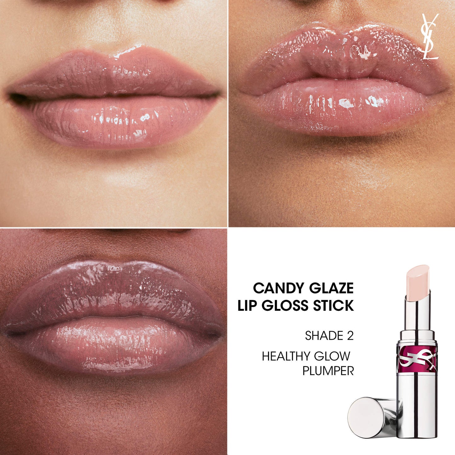 YSL Candy Glaze Lip Gloss Stick Duo