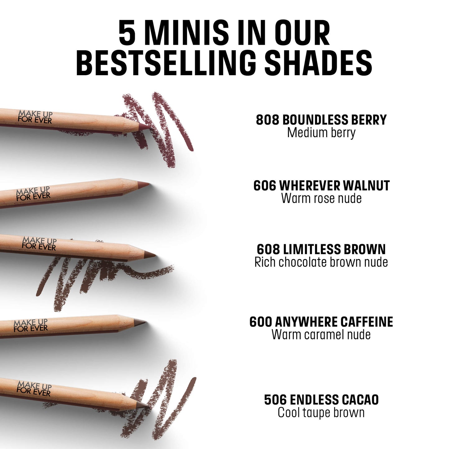 Make Up For Ever Mini Lip Pencils Set