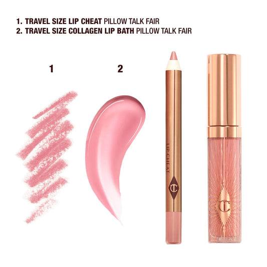 Charlotte Tilbury Mini Pillow Talk Glossy Lip Dúo