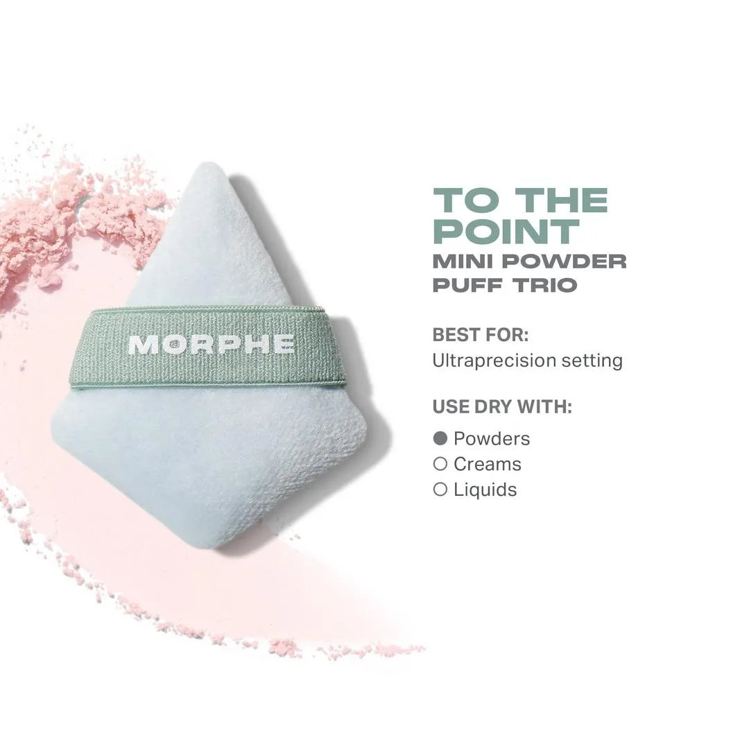 Morphe To the Point Mini Powder Puff Trio