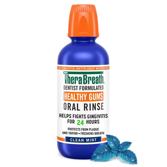 TheraBreath Healthy Gums Mouthwash Antigingivitis - Clean Mint