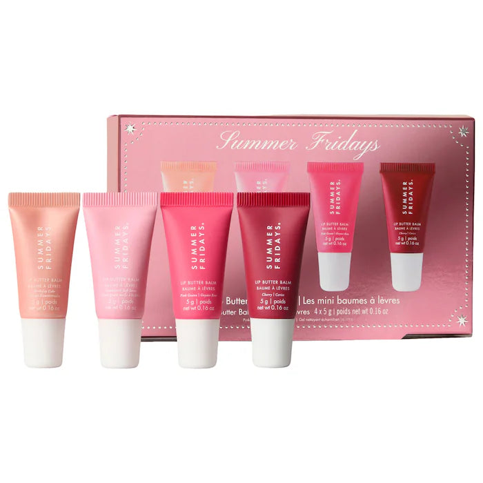 Summer Fridays The Lip Butter Balm Minis - Pink Set