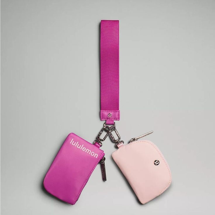 Dual pouch wristlet