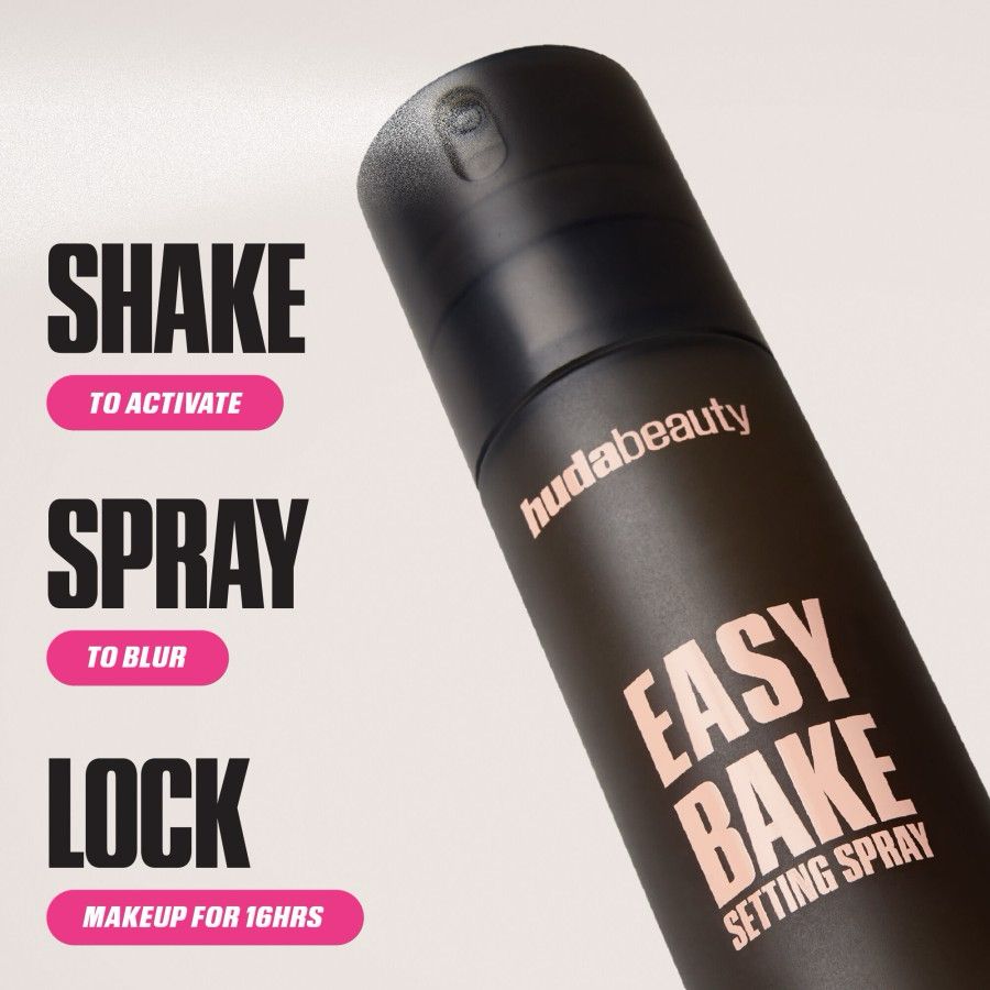 HUDA BEAUTY Mini Easy Bake Blurring Setting Spray with 16-Hour Wear